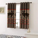 Classic Country Plaid Thermal Insulated Curtains, Blackout Curtains, Curtains,Light Blocking Grommet Drapes/for Living Room Bedroom, 2 Panels.84 L X 84" W