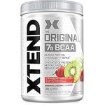 Scivation XTEND Original BCAA Powder | Sugar Free Post Workout Muscle Recovery Drink with Amino Acids | 7g BCAAs for Men & Women | 30 Servings, Strawberry Kiwi