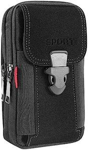 PUCIO étuis De Ceinture pour Téléphones Portables Pochette Tactique Etui Telephone Portable Pochette Ceinture Homme Molle Sacoche Smartphone Militaire Sac De pour Randonnée Voyage Sport Plein AirNoir