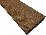 Tuda Grass Direct WPC Brown Composite Decking Sold Per SQM - 3.6m Board Length - 5 Square Metres - All Fixings & Edgings Included.