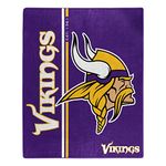 Northwest NFL Minnesota Vikings 50x60 Raschel Restructure DesignBlanket, Team Colors, One Size (1NFL070860023RET)