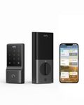 eufy Smart Lock C34, Keyless Entry Door Lock with Apple Home Ecosystem, Smart Door Lock for Front Door or Back, Supports Matter, Apple Home, Alexa, Google Home, SmartThings, Auto Lock (T85D2)