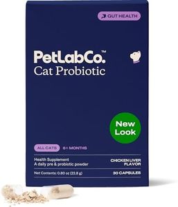 PetLab Co. Probiotics for Cats, Support Gut Health, Occasional Diarrhea, Digestive Health & Immune Support - Easy to Use - 30 Count
