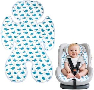 KAKIBLIN Baby Car Seat Cooling Pad,Universal Double Sided Ice Car Seat Cooler Pad for Baby Children and Kids,Durable Gel Babies Cooling Mat Cushion for Stroller,Chair,Keep Cool in Summer (Blue Whale)
