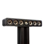 Polk Signature Elite ES35 Slim Center Channel Speaker - Hi-Res Audio Certified, Dolby Atmos & DTS:X Compatible, 1" Tweeter & (6) 3" Woofers, Dual Power Port for Effortless Bass, Stunning Black