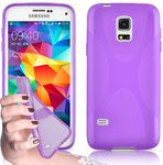 cadorabo Case works with Samsung Galaxy S5 / S5 NEO in PASTEL PURPLE - Shockproof and Scratch Resistant TPU Silicone Cover - Ultra Slim Protective Gel Shell Bumper Back Skin