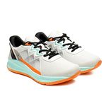 ASIAN Men's White Orange First Walker Shoes - 6 UK