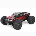 Exegi Enterprise High Speed 40 km/h 4WD 2.4 GHz Remote Control Truck 1:16 Scale Radio Controlled Off-Road RC Car Electronic Monster Truck R/C RTR Hobby Cross-Country Car Buggy (Colors May Vary)