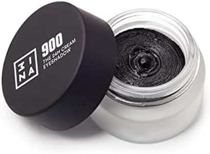 3INA MAKEUP - The 24H Cream Eyeshadow 900 - Sombra de Ojos Negro 24H de Duración - Sombra de Ojos en Crema & Waterproof - Acabado Mate Brillante & Metálico - Vegan - Cruelty Free