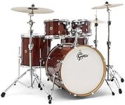 Gretsch Drums Drum Set, Walnut Glaz