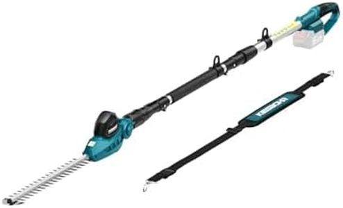KIESBOHR CSL401 Akku Teleskop-Heckenschere kompatibel mit Makita 18V-Akkus, Schnittbreite 41 cm, Zinkenabstand 16 mm, Höhe bis 262 cm, 11-Fach winkelverstellbarer Schneidkopf (ohne Akku)