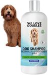 USDA Organic Dog Shampoo, Conditioner & Detangler - Best Shampoo for Goldendoodles, Poodles & Doodles - for Matted Pet Hair - Sensitive Skin Shampoo for Puppies - Made in The USA, 16OZ (Ocean Breeze)
