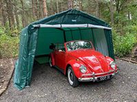 Clarke Heavy Duty Portable Instant Garage Carport - Small – Dark Green (4.5 x 3 x 2.4m)