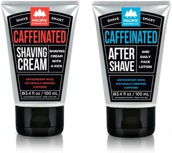 Pacific Shaving Company Caffeinated Shaving Cream and Aftershave Set, 3 oz.