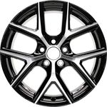 Factory Wheel Replacement New 18x7.5" 18 Inch Machined Black Aluminum Alloy Wheel Rim for 2016 2017 2018 Toyota RAV4 | ALY75201U45N | Direct Fit - OE Stock Specs