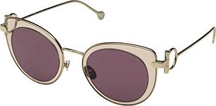 Ferragamo SF182S 38693 Sunglasses, 640 Wine Peach, One Size