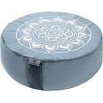 Florensi Meditation Cushion - Comfortable Floor Pillow - Traditional Tibetan Meditation Pillow with Beautiful Velvet Cover - Large Floor Cushion Seating