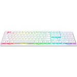 Razer DeathStalker V2 Pro Wireless Gaming Keyboard: Low-Profile Optical Switches - Clicky Purple - HyperSpeed Wireless & Bluetooth 5.0-40 Hr Battery - Ultra-Durable Coated Keycaps - RGB - White