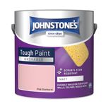 Johnstone's - Washable Paint - Pink Starburst - Matt Finish - Emulsion Paint - Highly Durable - Stain Resistant - Non Toxic & Low Odour - 12m2 Coverage per Litre - 2.5L