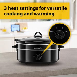 Crock-Pot 6.5L Slow Cooker – Black