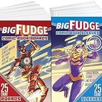 Big Fudge Archival Comic Book Bags and Boards Pack of 25 Comic Bags and 25 Boards for Current Comic Books or 6.87x10.5 Magazine - Acid Free and Crystal Clear Comic Book Storage for Comics