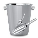 Olmaanseta Champagne Bucket With Ice Scoop,Stainless Steel Wine Bucket For Bar,large Ice Buckets For Parties, Wine Chiller With Handles 4 Quart