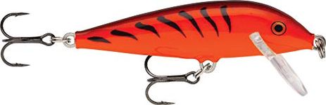 Rapala CountDown Lure with Two No. 7 Hooks, 1.5-2.4 m Swimming Depth, 7 cm Size, Orange Tiger