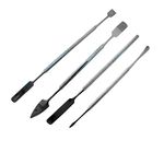 YNR 4 Piece Set Tools Dental Wax and Modelling Carvers Le Cron Zahle Cement Spatula