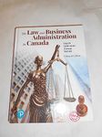 Law and Business Administration in Canada, The