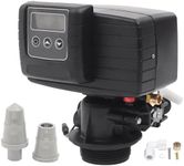 Qrooviiy Whole House Water Softener Valve 48,000 Grains,High Performance Automatic Digital Metered Control Head,Reduces Hardness & Minerals - Improve Water Quality for 1-2 bathrooms