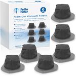 Fette Filter - Pack of 6 Dust Cup Filter Compatible with Shark Cordless Pet Perfect Lithium-Ion Handheld Vacuums Models LV800 LV801 LV801C Compare to Part # XDCF800. Pack of 6