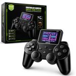 Nextronix S10 Retro Pocket Console | Portable Classic Gaming with Wireless Controller | Big Screen TV Mode | Rechargeable | Family Entertainment & Travel Gaming Device