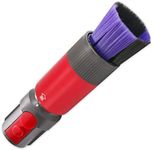 Scratch-free Dusting Brush Attachment Replacement Compatible with Dyson Outsize V7 V8 Cyclone V10 V11 V12 Detect Slim V15 Detect Vacuum Cleaner, Nreirly Self-cleaning Soft Dust Brush Vacuum Attachment