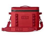 YETI Hopper Flip 18 Large Cool Bag (Rescue Red) - ColdCell Insulation & Leakproof Hydrolok Zip - Portable Cooler Bag for Full Days Out - Fits 30 Cans or 12 kg Ice - 3 Year Warranty