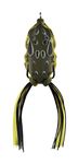 LUNKERHUNT Frog Lure with Short Skirts | Compact Frog Top Water Bass Fishing Lures | Compact Body, Weedless Hooks, Soft Hollow Body Freshwater Fishing Bait for Trout, Pike (Cane)