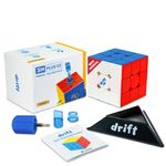 Cubelelo Drift 3M Plus v2 3x3 (Magnetic) Cube | New Upgraded Version Based on MoYu RS3M v5 | Dual-Adjustment System | Premium Speedcube for Kids Boys Girls Ages 4+ Year Old & Adults
