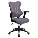 Flash Furniture High Back Gray Mesh Chair with Nylon Base