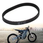 Alpha Rider Motorcycle E-Bike Drive Belt For Surron Sur-Ron Light Bee X Surron X160 X260 For Talaria Segway X260 X160 560-8M Electric Dirt Bike Black Drive Belt Replacement Motorcycle Accessories