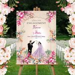 Theme My Party Engagement Function Signage For Wedding Ceremony Board