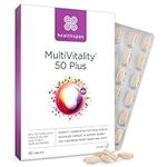 Healthspan Multivitamin 50 Plus (90 Tablets) | Advance Multivitamin for over-50's | Immune Health Support | 13 High Vitamins & 12 Minerals | Ginkgo Biloba & Citrus Bioflavonoids | Vegetarian