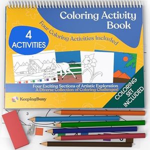 Keeping Busy Coloring Activity Kits for Dementia Patients Dementia Activities for Seniors Alzheimers Products for Elderly Easy Adult Coloring Book for Seniors Gifts for Elderly Women & Men Alzheimer's