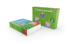 Peppa Pig: Set of 5 Read It Yourself with Peppa – Tuck-In Time (Level 2) | First Sleepover, Going on Holiday & More | Ages 3-5 | Ideal for Bedtime Stories