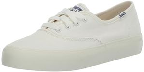 Keds Women's Champion Gn Canvas Sneaker, White, 8 W US