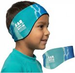 EAR BAND-IT Ultra Tie Dye Swimming Headband – ONLY Swim Ear Band Invented by ENT Doctor – Block Water Secure Earplugs – Kid & Adult Sizes – Recommended Water Protection for Bath, Shower, Pool, Beach