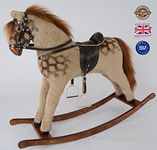 MJmark STRAWBERRY ROAN Handmade Rocking Horse Titan PINTO from