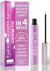 Eyelash Growth Serum with Natural Formula Advanced Lash Enhancing Serum for Longer,Thicker,Fuller Looking Lashes Gentle & Vegan for Eyelash Growth 0.17 Fl Oz (5mL)