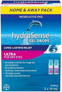 hydraSense ULTRA Eye Gel Drops, For Dry Eyes, Fast and Long-Lasting Relief, Preservative Free, Naturally Sourced Lubricant, 20 mL