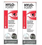 HYLO Forte - Double Pack - Preservative Free Lubricating Eye Drops - for Treatment of Severe and Persistant Dry Eyes - 2x10ml