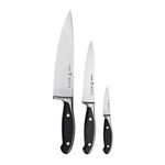 HENCKELS Forged Synergy Starter Knife Set, 3-Piece, Black/Stainless Steel