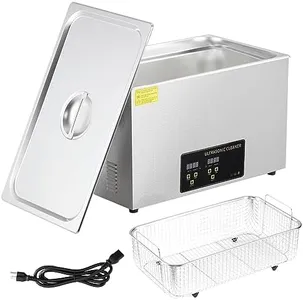 Aprafie Ultrasonic Cleaner, 600W 30L Ultrasonic Jewelry Cleaner Machine with Digital Timer Heater and 304 Stainless Steel for Dentures Glass Industrial Parts Carburetor Circuit Board